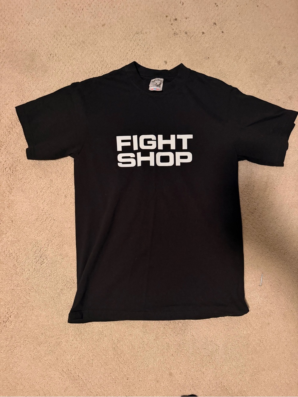 Fight Shop Black Graphic Crewneck Tee